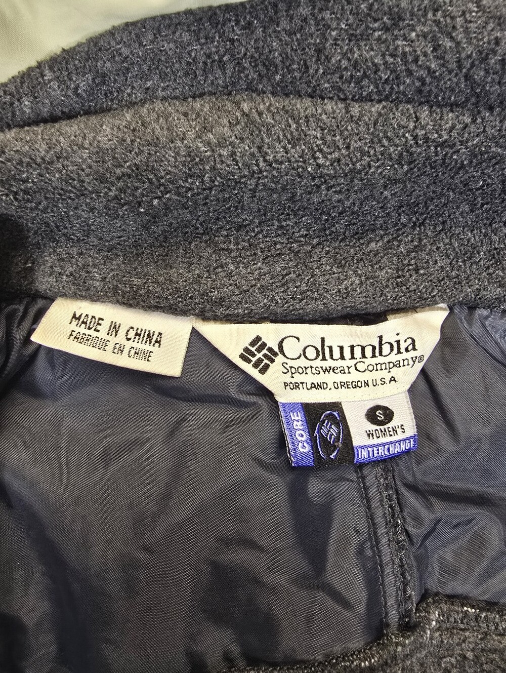 Vintage Columbia 2 In 1 Core Interchange Snow Ski Coat Parka Jacket Size Small - Picture 4 of 7